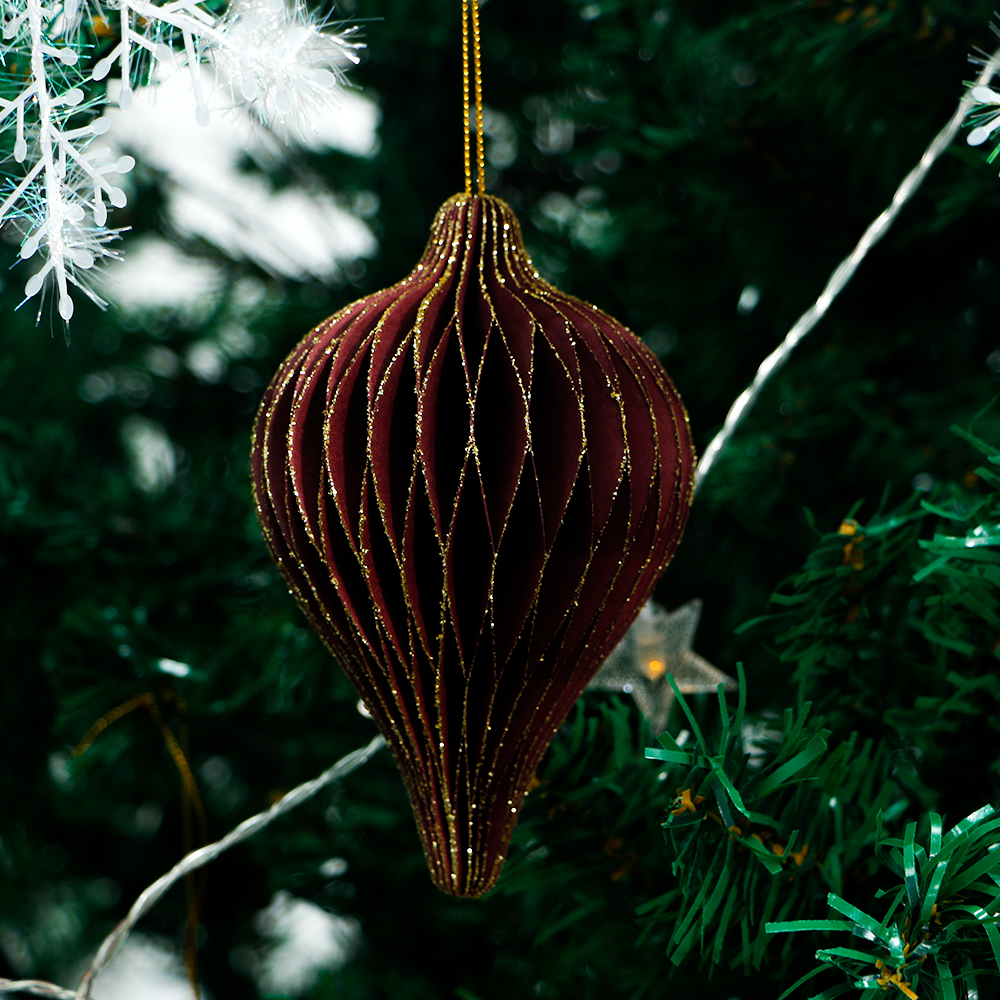 Drop Shape Christmas Paper Honeycomb Ornaments-03.jpg